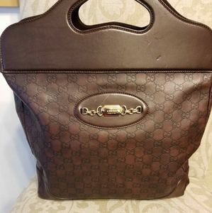 Gucci Horsebit Leather Tote Bag Guccissi
